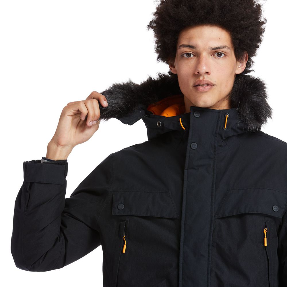 Timberland Mens Jackets Outdoor Heritage Expedition Parka - Black - India CM3045617